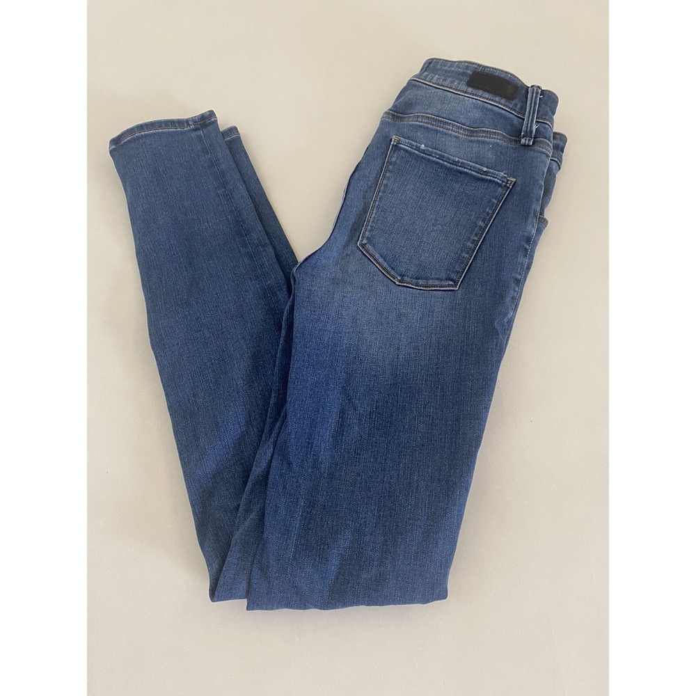 Abercrombie & Fitch Skinny High Rise Denim Jeans Distressed Blue 2L 26